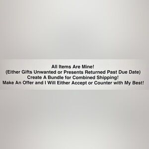 About My Items! Downsizing and Unloading! Make me an offer 😊 But not 70% off..